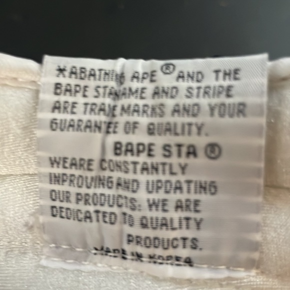 A Bathing Ape Bape Sta Navy FS-001 Sneaker DS Size 13 Used excellent condition - Picture 12 of 14